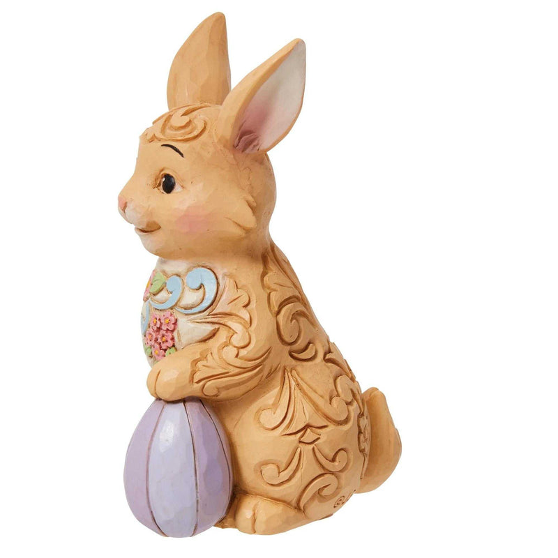 Jim Shore Easter Bunny W/ Floral Pattern - - SBKGifts.com