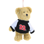 Boyds Bears Plush Kevin Harvick Ornament Fabric Nascar Ornament #29 Bear 919434 (5808)