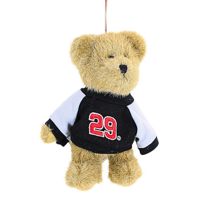 Boyds Bears Plush Kevin Harvick Ornament Fabric Nascar Ornament #29 Bear 919434 (5808)