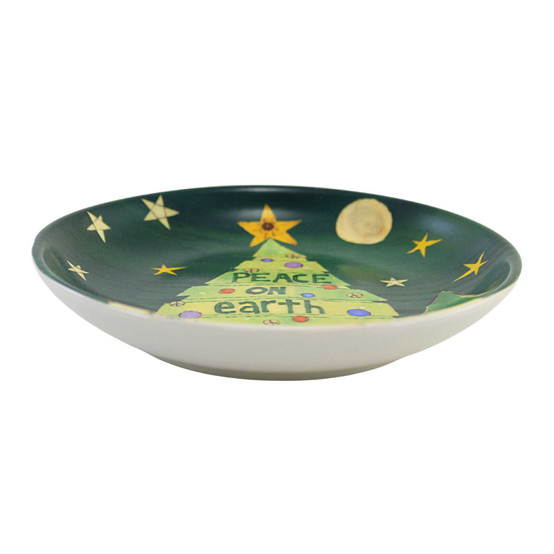 Tabletop Peace Tree Appetizer Plate - - SBKGifts.com