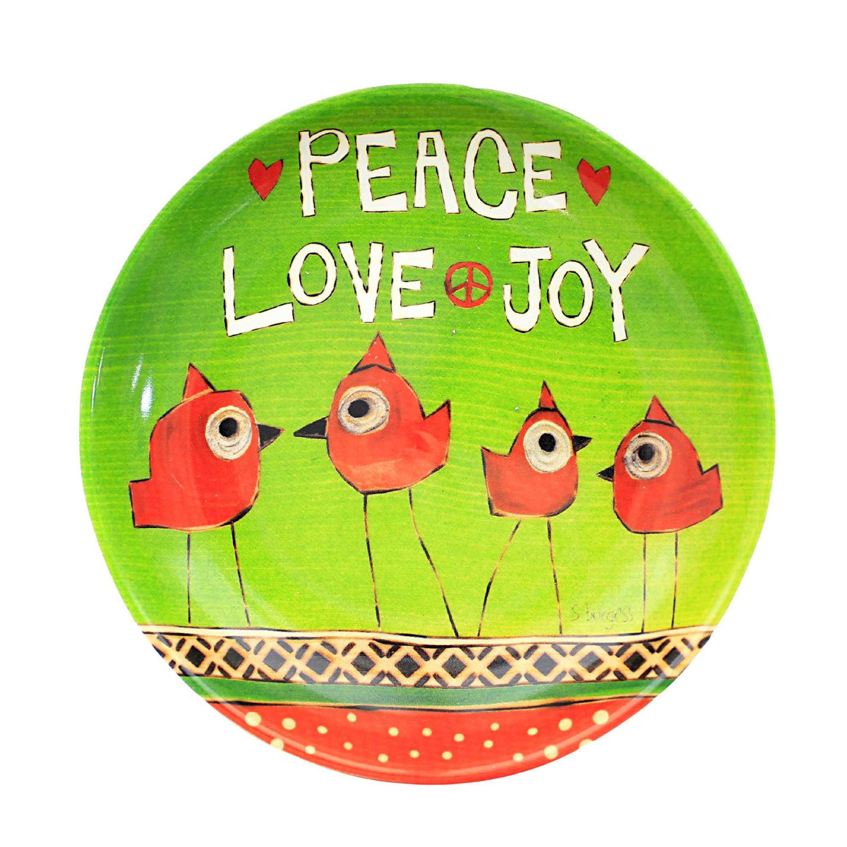 (58297) Birds Appetizer Plate