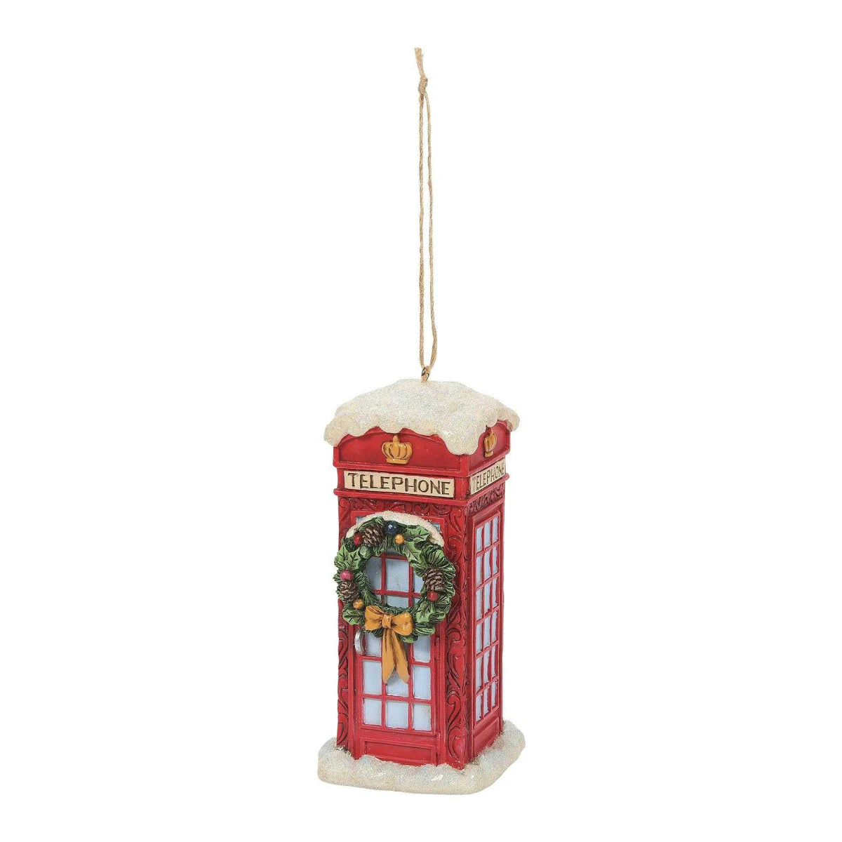 (58325) Christmas Phone Box Ornament