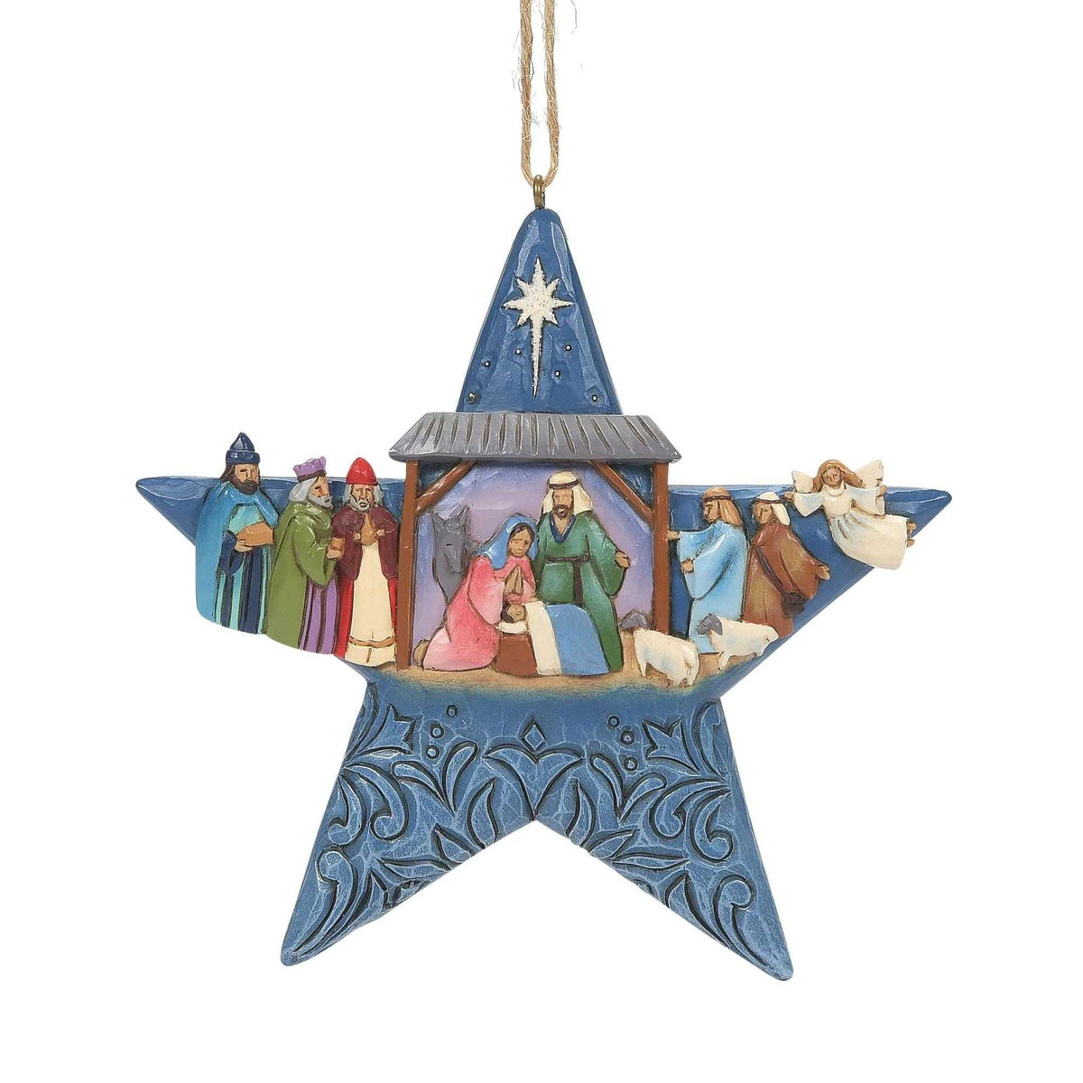 (58327) Nativity Star Ornament.