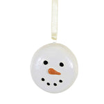Holiday Ornament Christmas Macaron Polyresin Snowman Santa Wreath Tf1243 (58340)