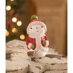 Christmas Snuggle Up In Coat Snowman - - SBKGifts.com
