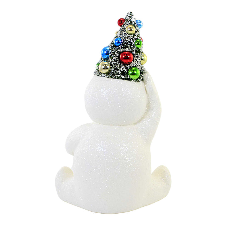 Christmas Retro Candy Cane Snowman - - SBKGifts.com