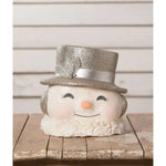Christmas Happy Snowman Bucket Container - - SBKGifts.com