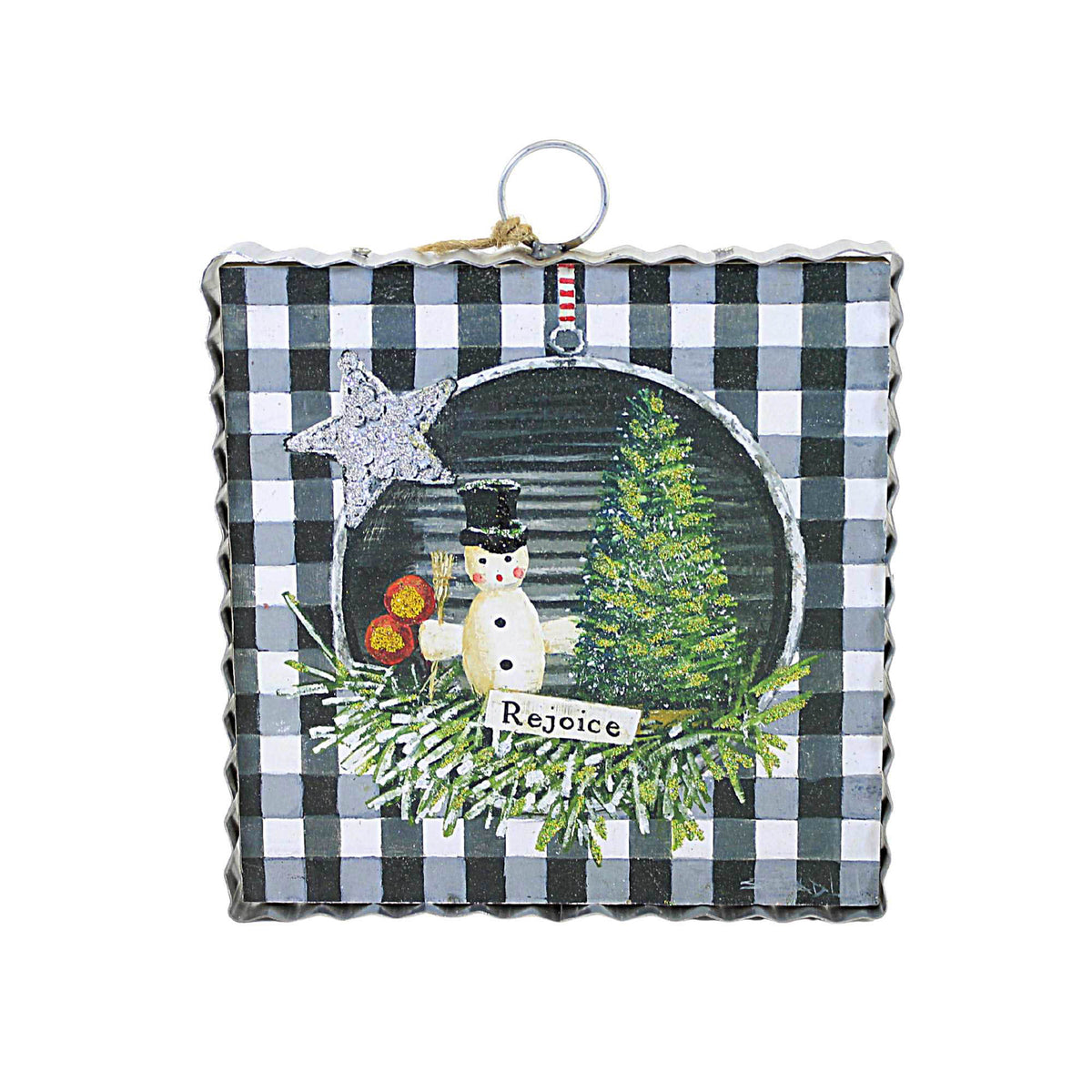 58358 Vintage Rejoice Snowman C22093