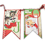 Christmas Jolly Retro Garland - - SBKGifts.com