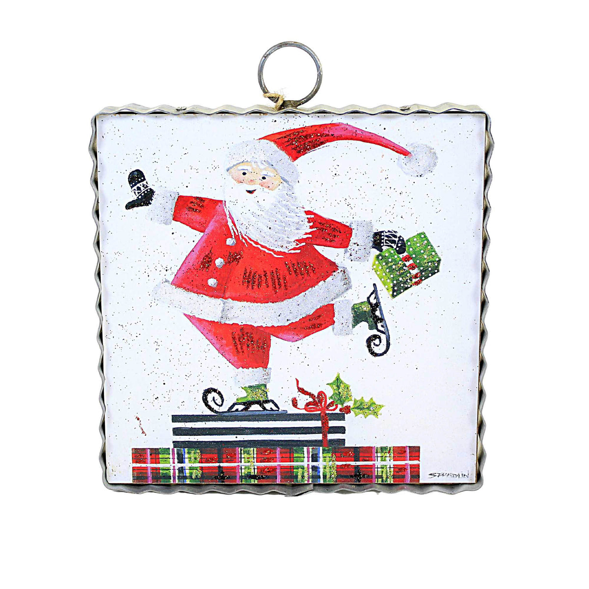 (58367) Skating Santa Mini Gallery