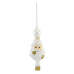 Santa Land Winter Nick Tree Topper - 1 Glass Tree Topper 13.00 Inch, Glass - Christmas Santa Elegance 23O2000 (58371)