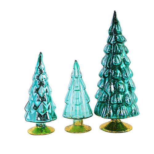 Cody Foster Small Teal Hue Trees - - SBKGifts.com