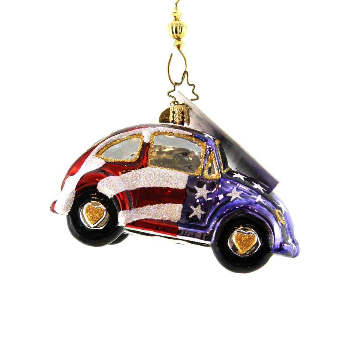 Christopher Radko Patriotic Love Bug - - SBKGifts.com