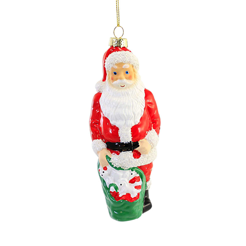 (58401) Santa W/ Toy Bag Blow Mold