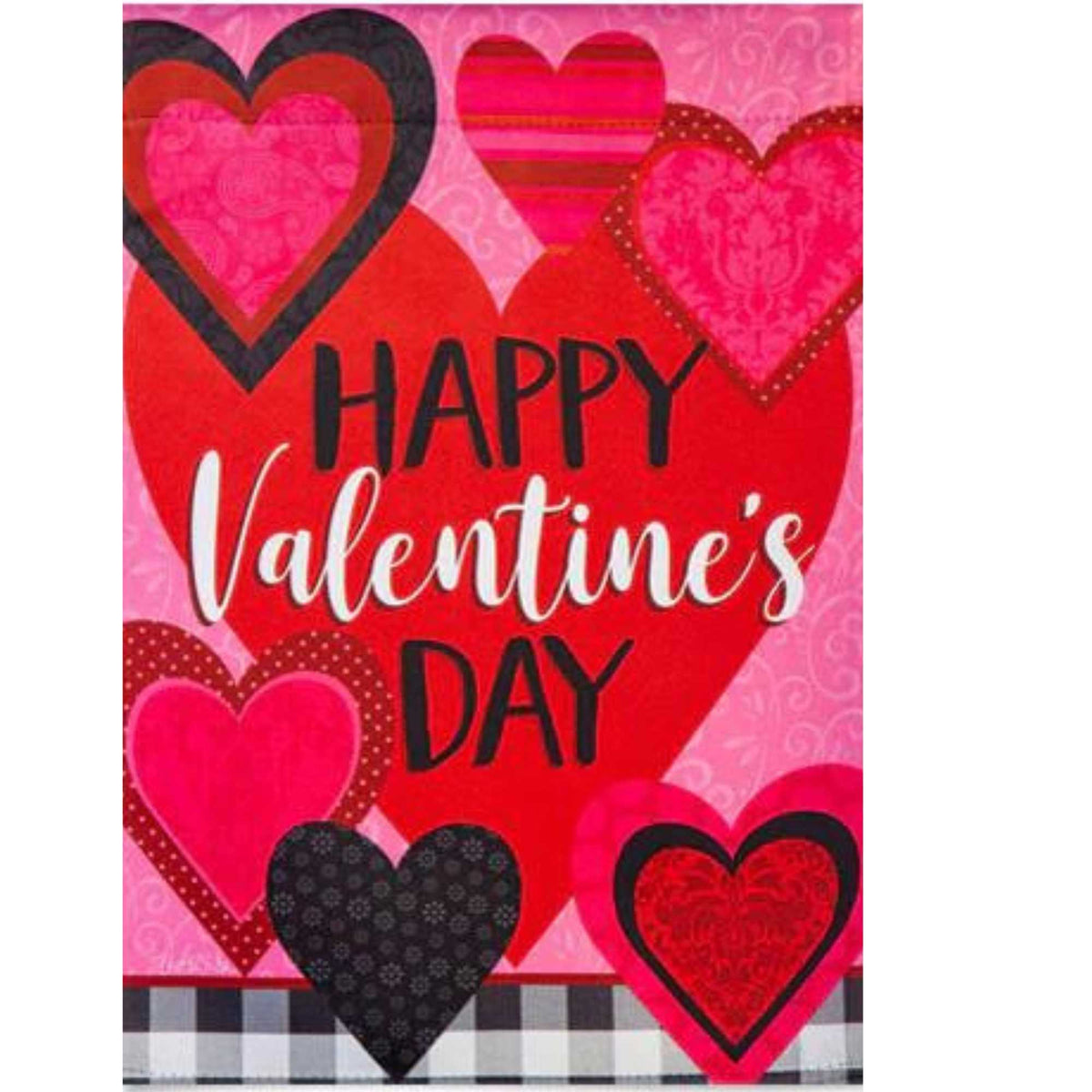 (58404) Valentines Hearts Garden Flag