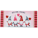 Evergreen Love Gnome Switch Mat - One Mat 10 Inch, Rubber - Sassafras Valentines Day 431921 (58410)