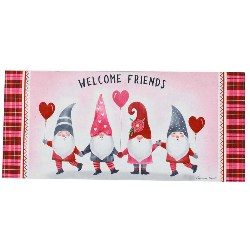 Evergreen Love Gnome Switch Mat - One Mat 10 Inch, Rubber - Sassafras Valentines Day 431921 (58410)