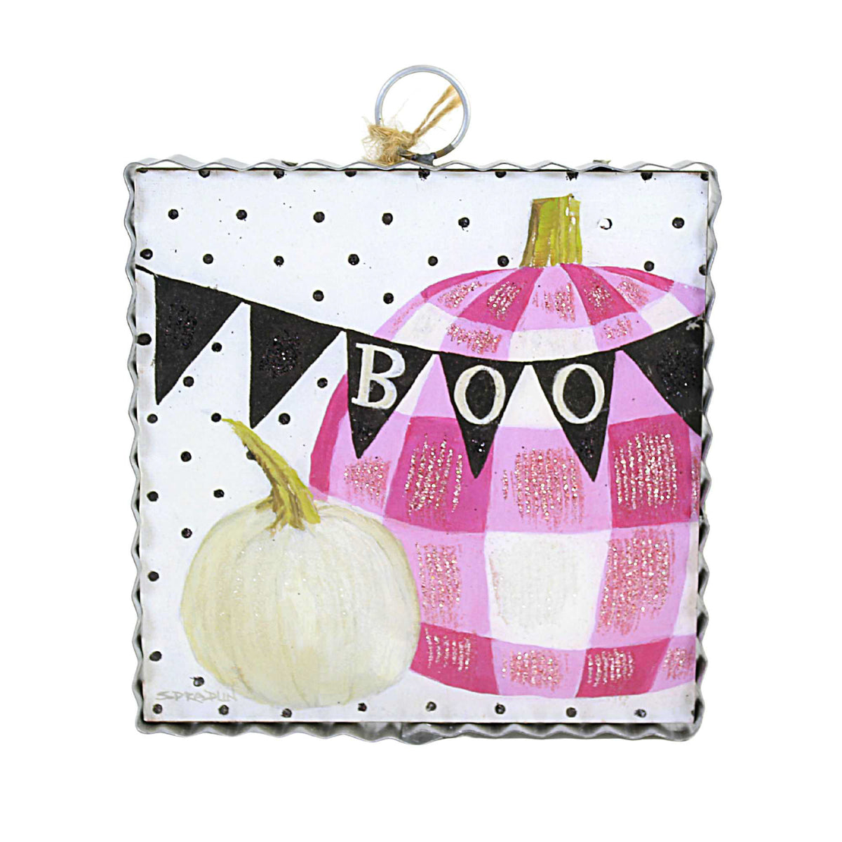 (58417) Boo Banner Pumpkin Mini Gallery