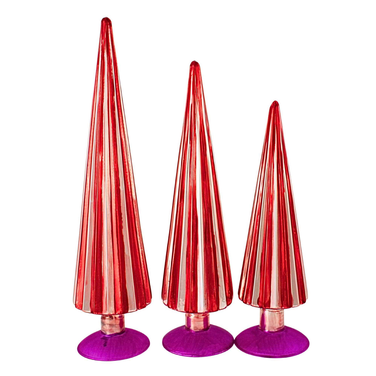 Cody Foster Crimson Carnation Pleated Trees - - SBKGifts.com
