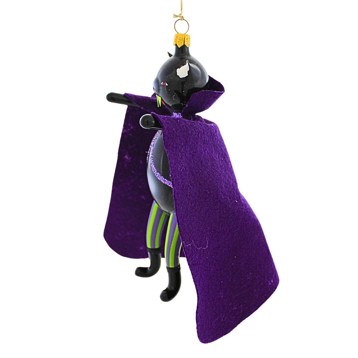 De Carlini Italian Ornaments Dracula Cat - - SBKGifts.com
