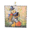 (58424) Fall Scarecrow In A Barrel Mini, 7.00 Inch, Gallery Roxanne Spradlin F22094