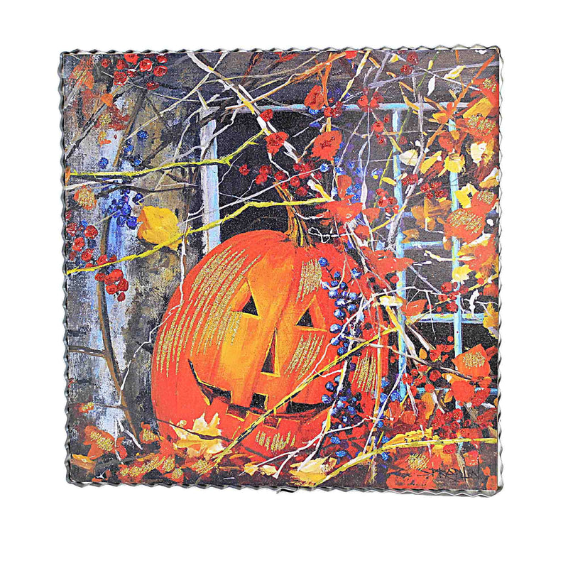 Halloween Gallery Hidden Jack-O-Lantern Wood Roxanne Spradlin F22101 (58451)