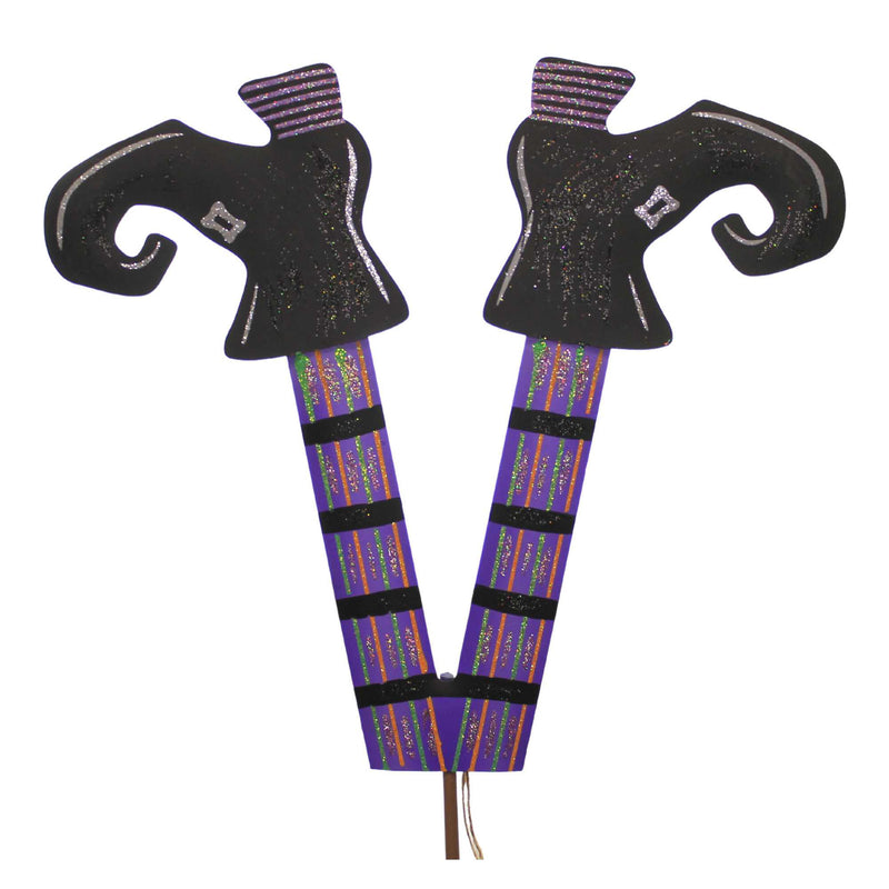 Halloween Witch Legs Multi-Color Set/3 - - SBKGifts.com