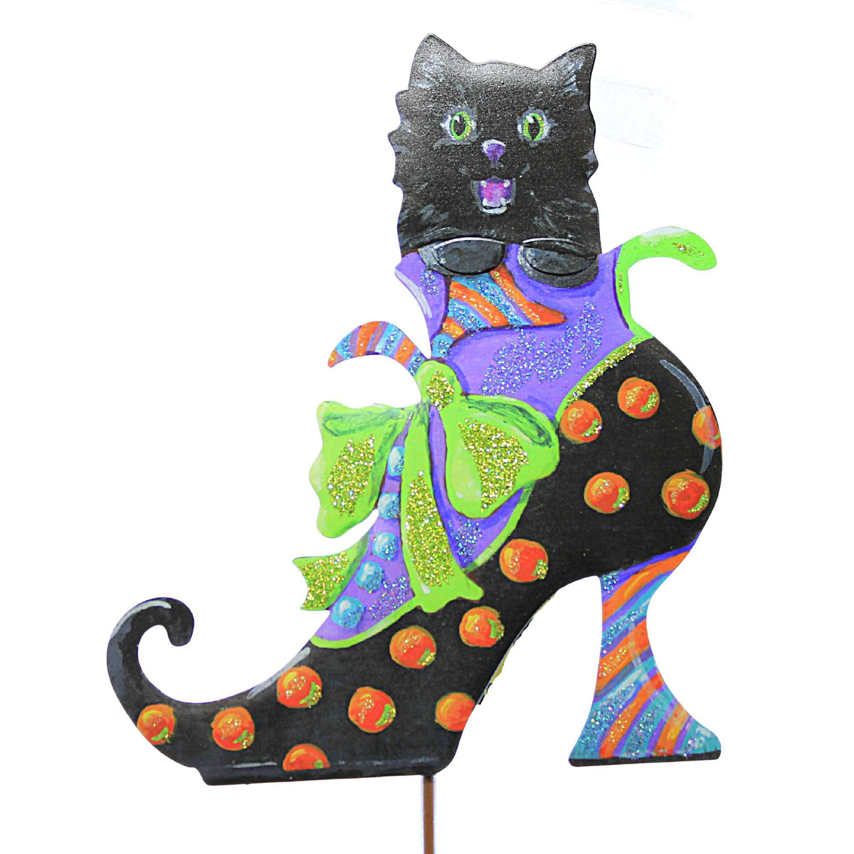 (58456) Cat In Witch's Shoe