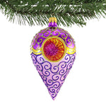 Sbk Gifts Holiday Purple Teardrop W/ Reflector - - SBKGifts.com