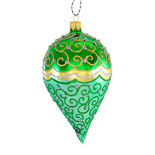 Sbk Gifts Holiday Green Teardrop W/ Reflector - - SBKGifts.com