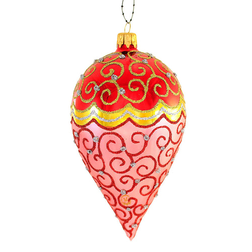 Sbk Gifts Holiday Red Teardrop W/ Reflector - - SBKGifts.com