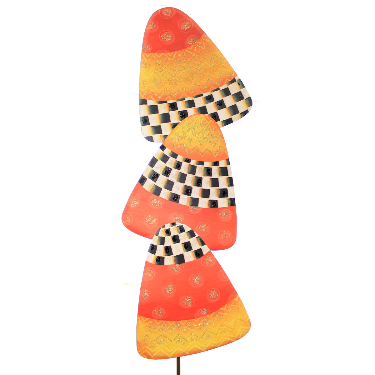 (58509) Elegant Candy Corn Stake