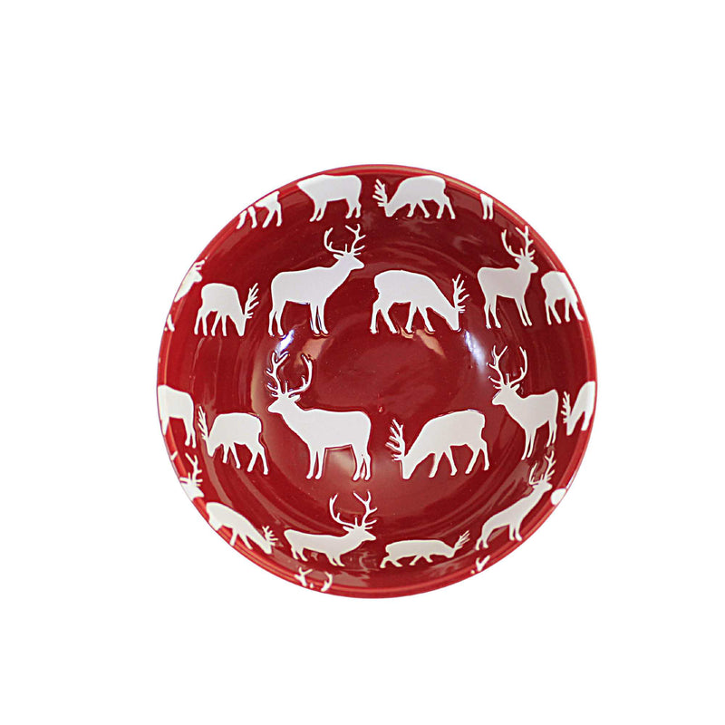 Tabletop Snowflake/Deer Bowl Set - - SBKGifts.com