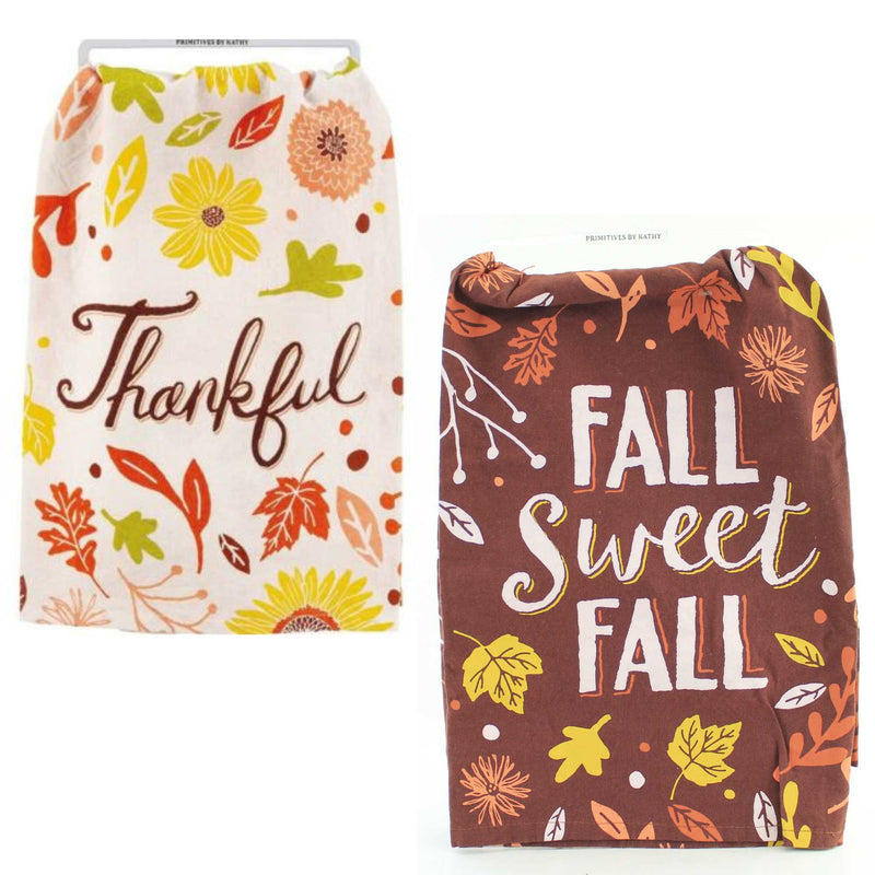 Decorative Towel Thankful Sweet Fall Set/2 Kitchen Lori Siebert 109912-13 (58540)