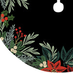 Christmas Holly And Berries Tree Skirt - - SBKGifts.com