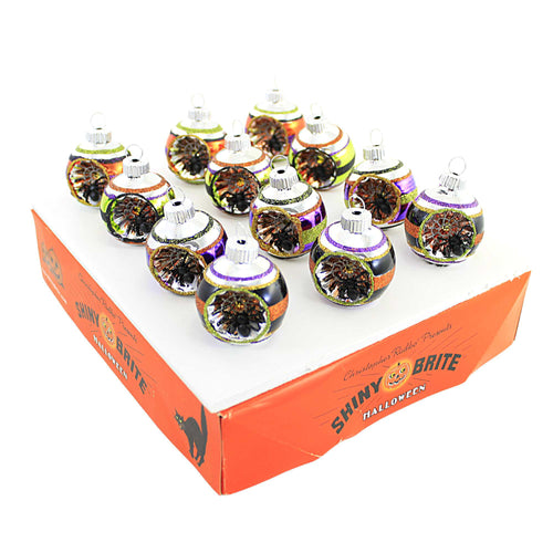 Shiny Brite Rounds With Spider Reflectors - - SBKGifts.com