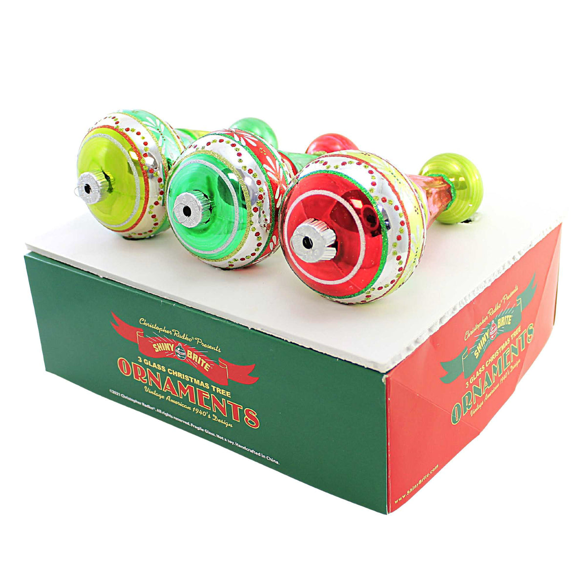 Shiny Brite Holiday Splendor Decor Shape - - SBKGifts.com