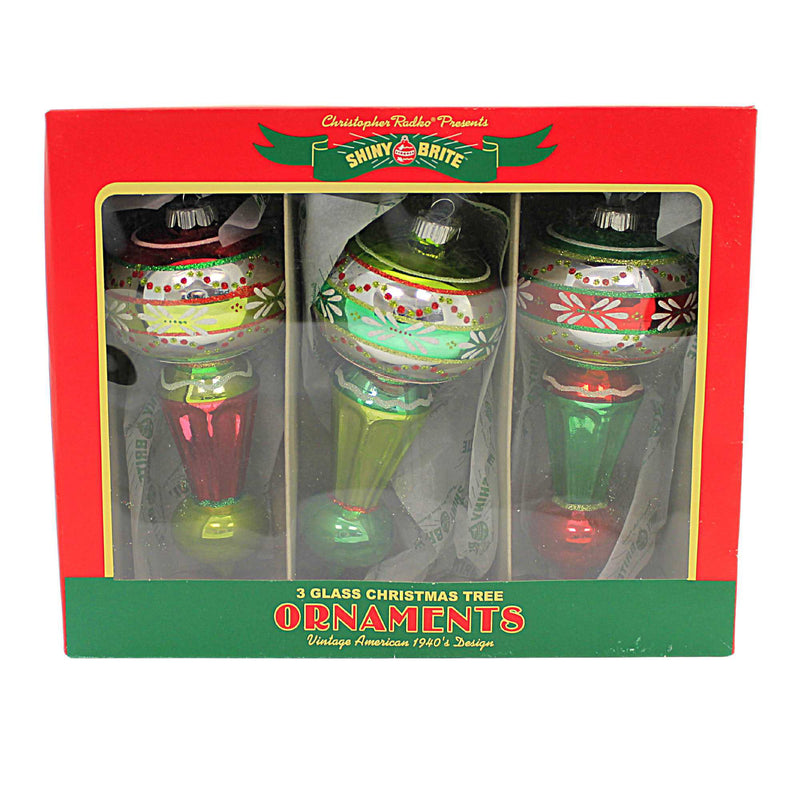 Shiny Brite Holiday Splendor Decor Shape - - SBKGifts.com