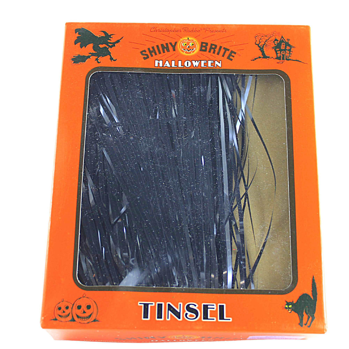 (58570) Black Halloween Tinsel