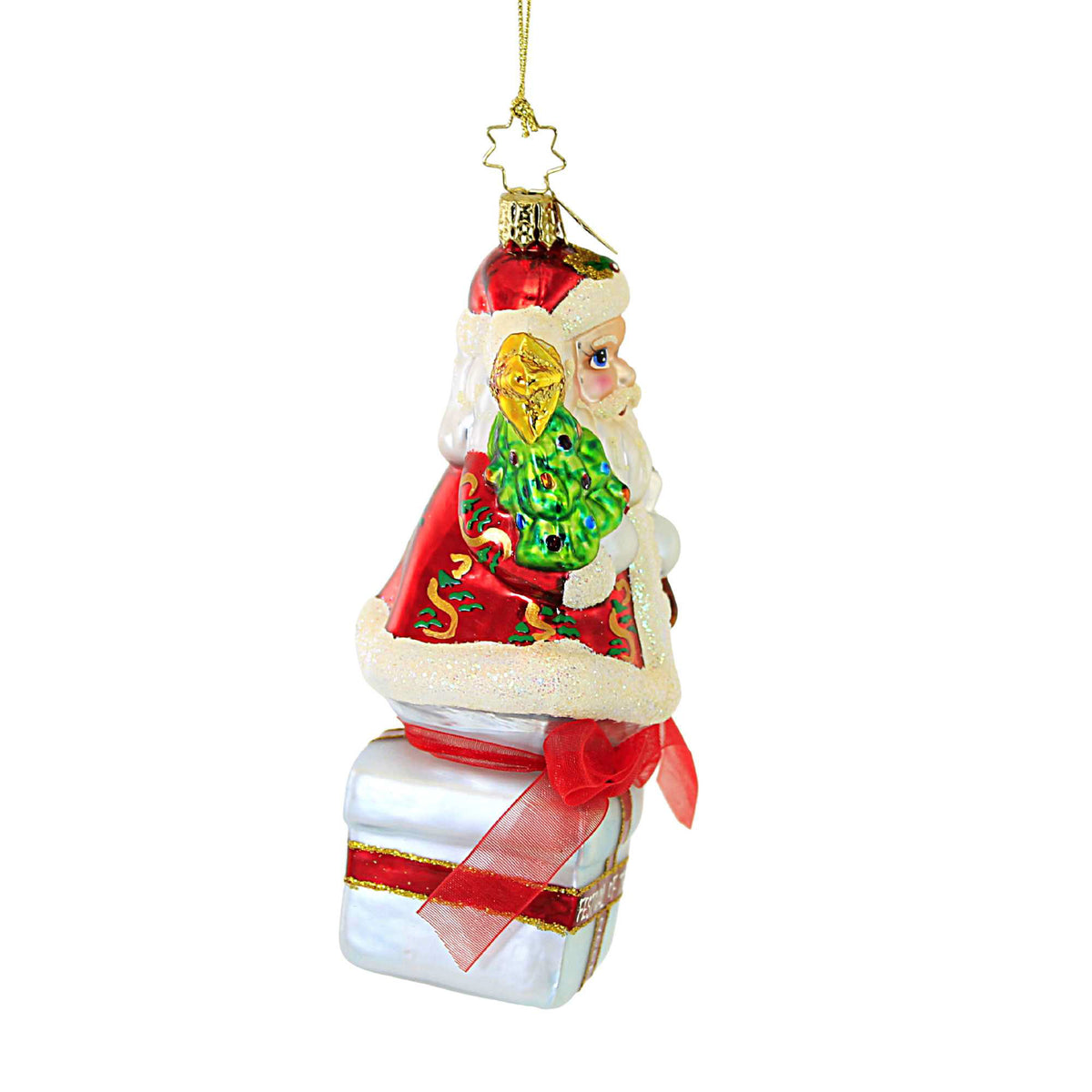 Christopher Radko Festive Visitor - - SBKGifts.com