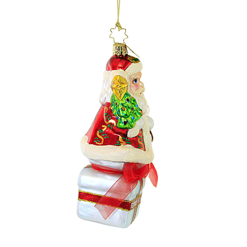 Christopher Radko Festive Visitor - - SBKGifts.com