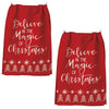 (58581) Decorative Towel Magic Of Christmas Set/2, 28.00 Inch, Snowflakes Kitchen 106735