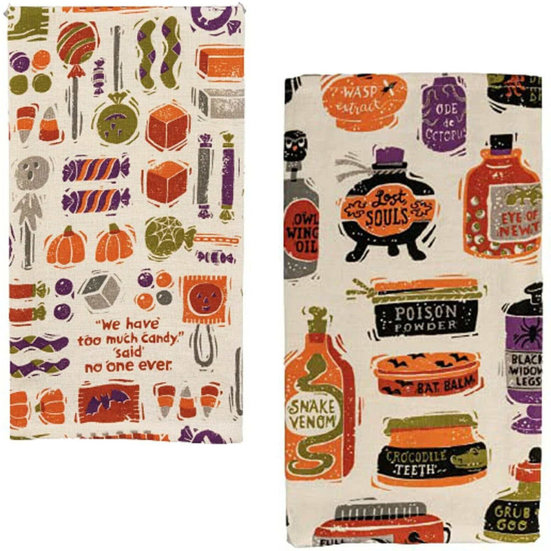 Decorative Towel Too Much Candy Making Up Fun Kitchen Halloween 109291-109292 (58586)
