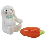Tabletop Bunny And Carrot Salt & Pepper - - SBKGifts.com