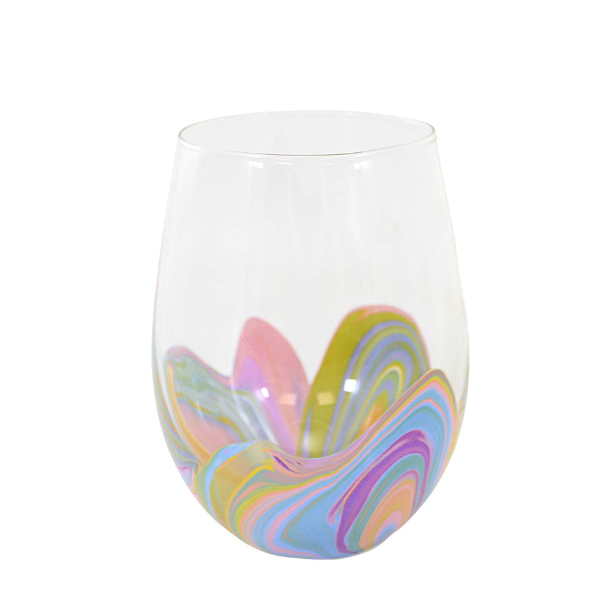 Blue Groove Stemless Wine Glass 58611