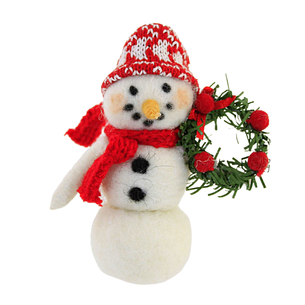 (58652) Snmowman With Wreath