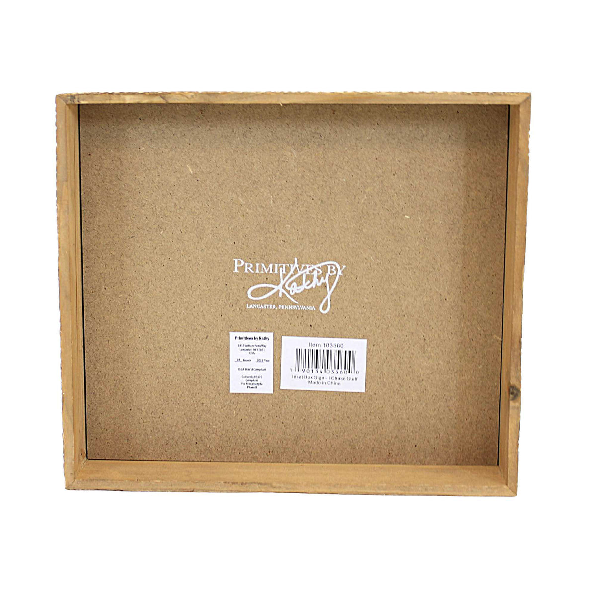 Christmas I Chase Stuff Box Sign - - SBKGifts.com