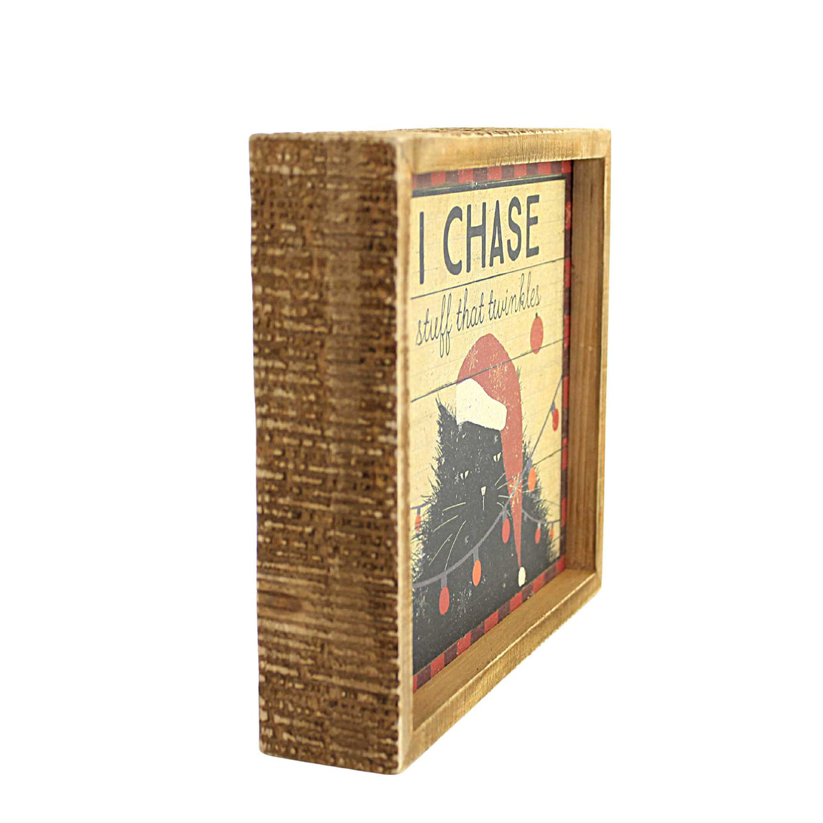 Christmas I Chase Stuff Box Sign - - SBKGifts.com