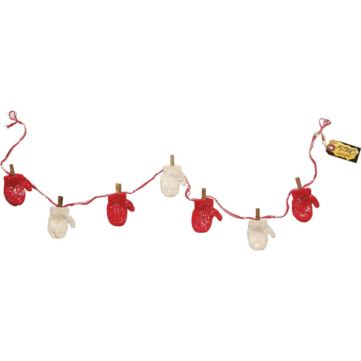 (58682) Snowy Mitten Garland