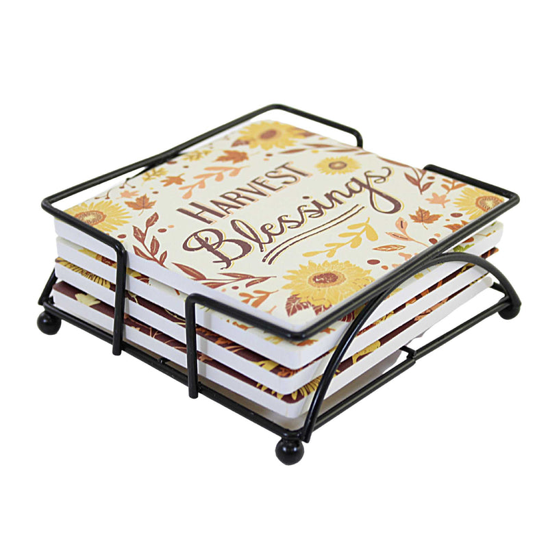 Tabletop Hello Fall Coaster Set - - SBKGifts.com